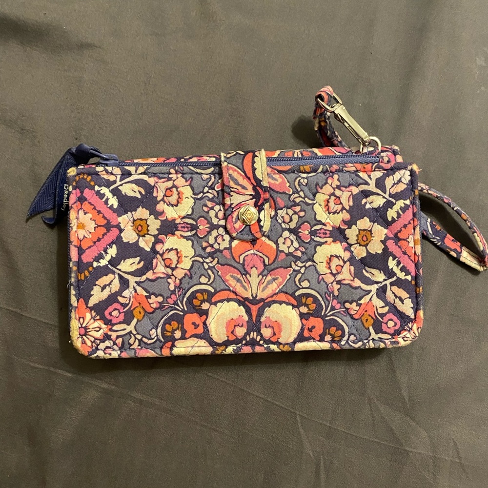 vera bradley wristlet wallet with phone holder